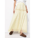 Jupe Jupon Broderie Anglaise - Naturel Uni Clair