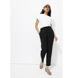 Pantalon Jogpant Femme - Noir Uni Fonce