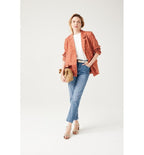 Marcel Jean Mom Taille Haute - Jeans Uni Fonce