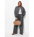 Pantalon Large et Rayé Femme - Gris Raye