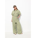 Combinaison-pantalon Femme - Kaki Uni Clair