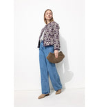 Jean Large en Lyocell Femme - Jeans Uni Clair