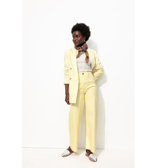 Hector Jean Large Femme - Jaune Uni Colore