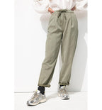 Pantalon Chino en Lyocell - Kaki Uni Clair