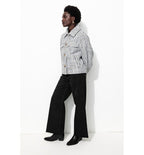 Hector Pantalon Large Femme - Noir Uni Fonce