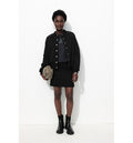 Sweat-shirt Teddy en Molleton - Noir Uni Fonce