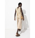 Top Court Recto/verso Femme - Naturel Uni Clair