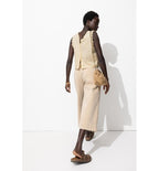 Top Court Recto/verso Femme - Naturel Uni Clair