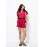 Blouse Rayée en Coton Femme - Multicolore Raye