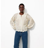 Chemisier Broderie Anglaise - Naturel Uni Clair