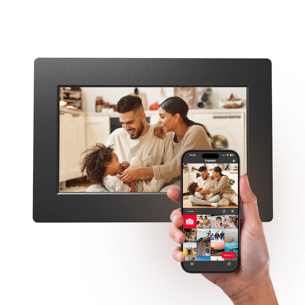 Cadre Numérique Wifi 7 Pouces - Frameo - Agfaphoto