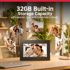 Cadre Numérique Wifi 7 Pouces - Frameo - Agfaphoto