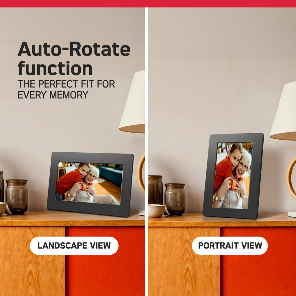 Cadre Numérique Wifi 7 Pouces - Frameo - Agfaphoto