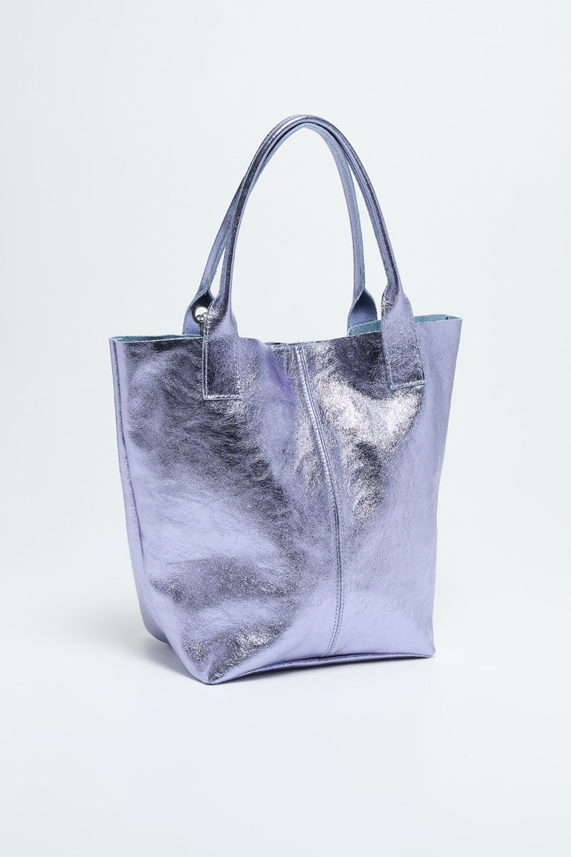 Sac À Main Yana - Lilas Metallique
