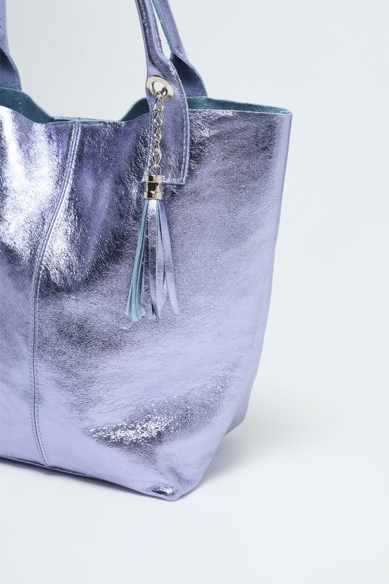 Sac À Main Yana - Lilas Metallique