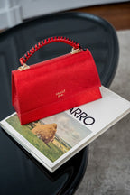 Sac À Bandoulière Anea - Rouge Metallique