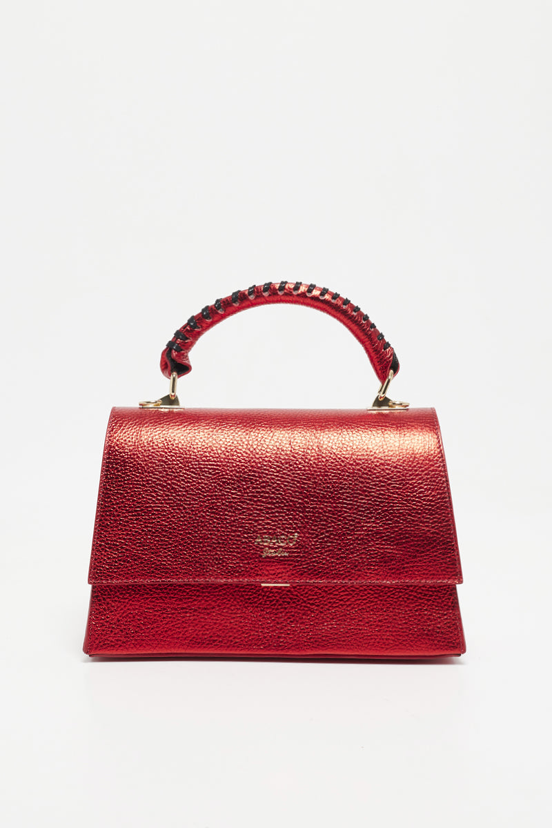 Sac À Bandoulière Anea - Rouge Metallique