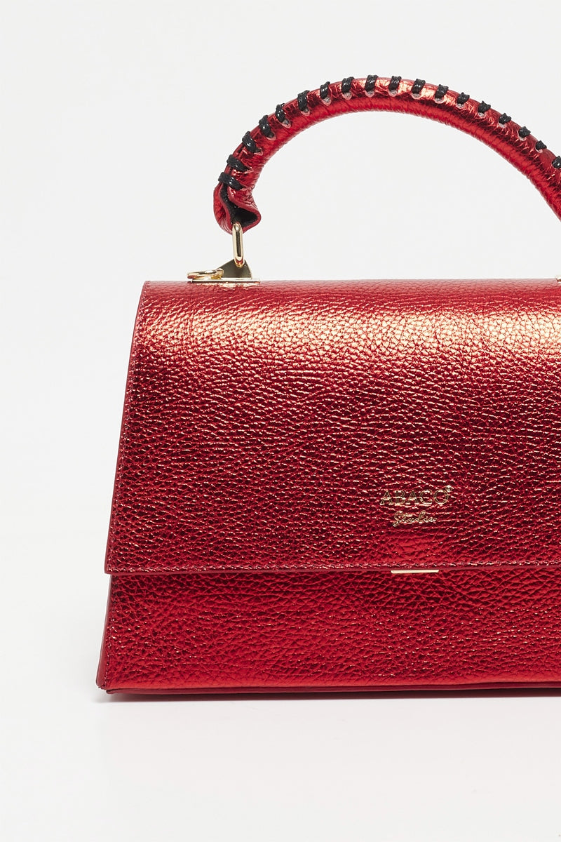 Sac À Bandoulière Anea - Rouge Metallique
