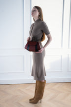 Sac À Bandouliere Lara - Bordeaux + Noir