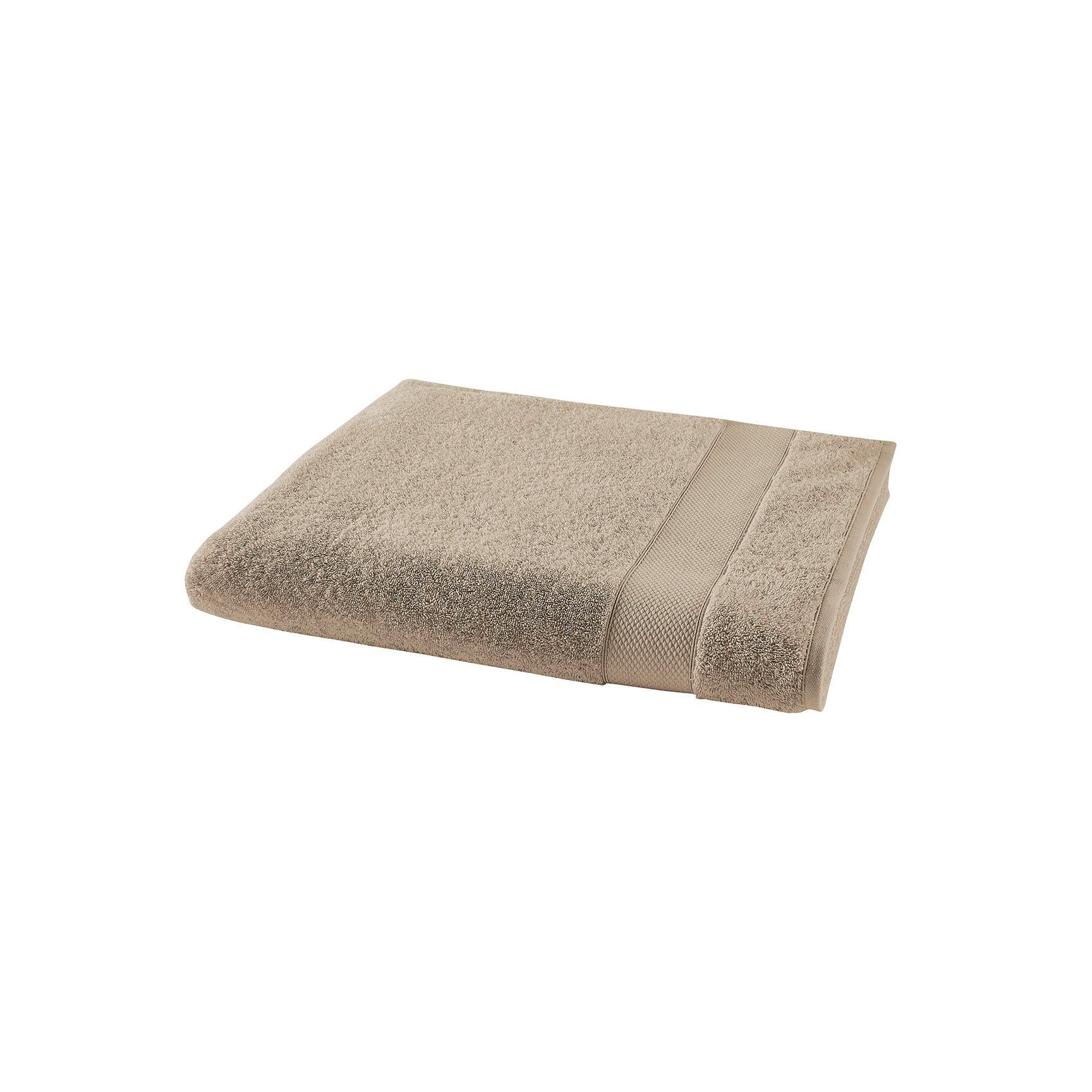 Eponge Unie - Drap De Bain - Taupe