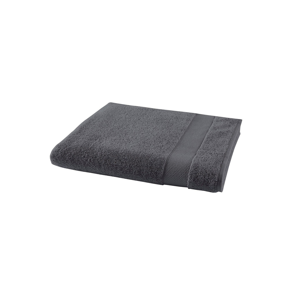 Eponge Unie - Drap De Bain - Anthracite