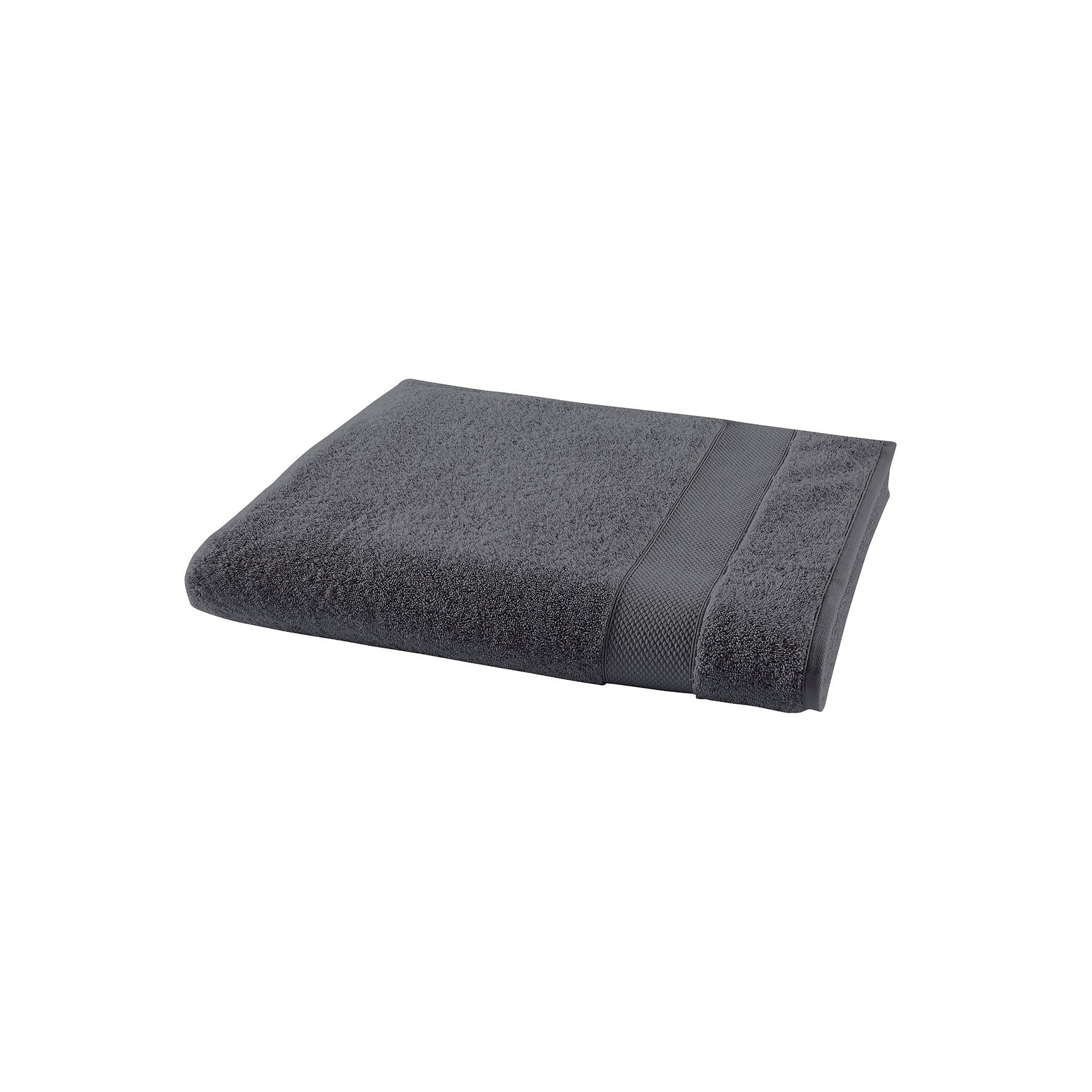 Eponge Unie - Drap De Bain - Anthracite