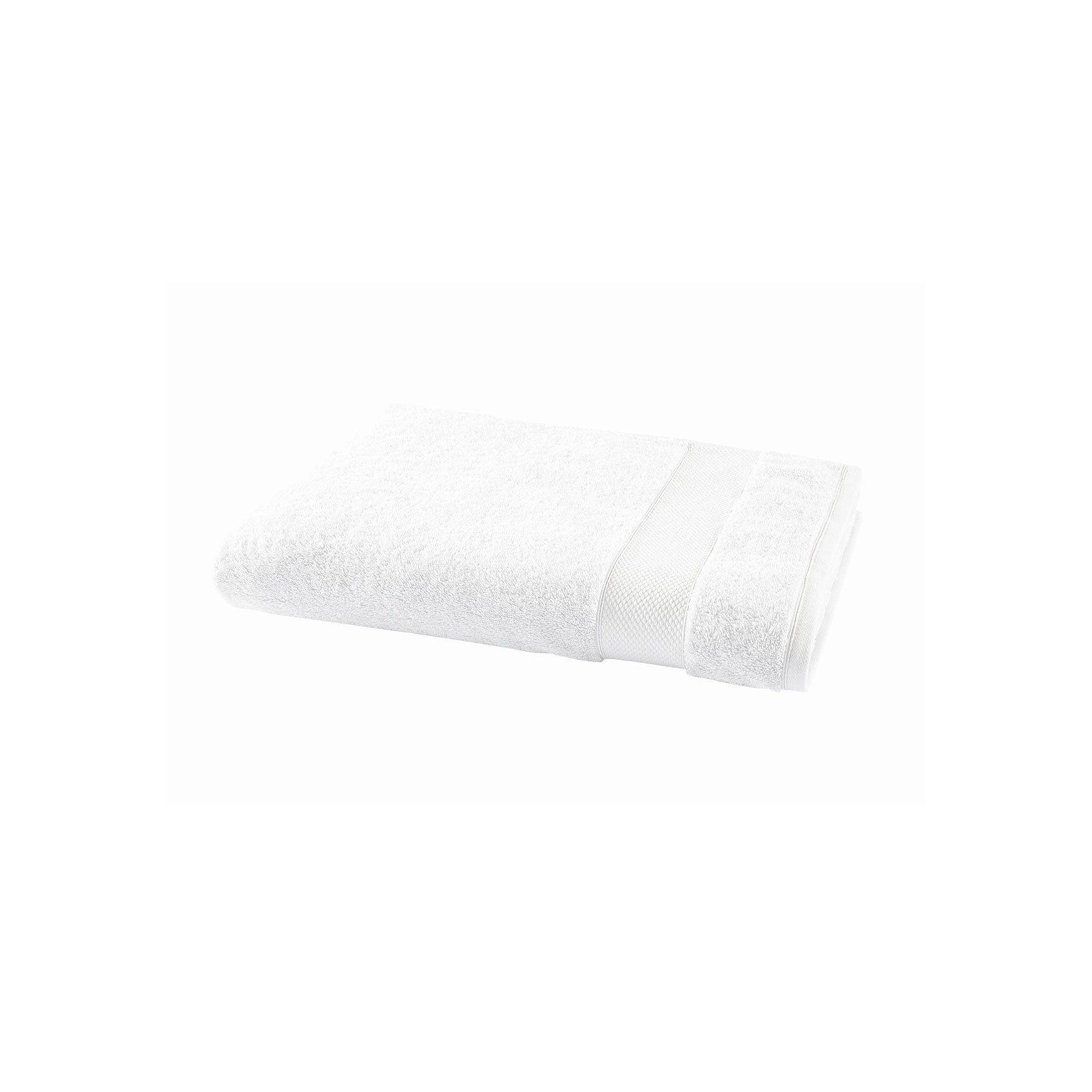 Eponge Unie - Drap De Douche - Blanc