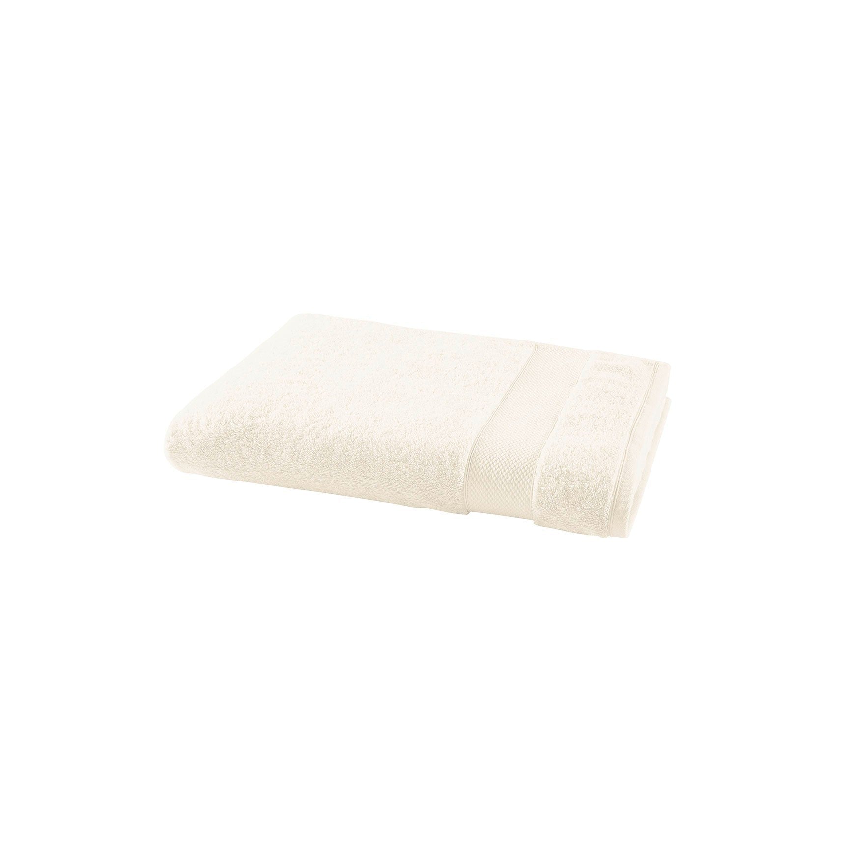 Eponge Unie - Drap De Douche - Crème