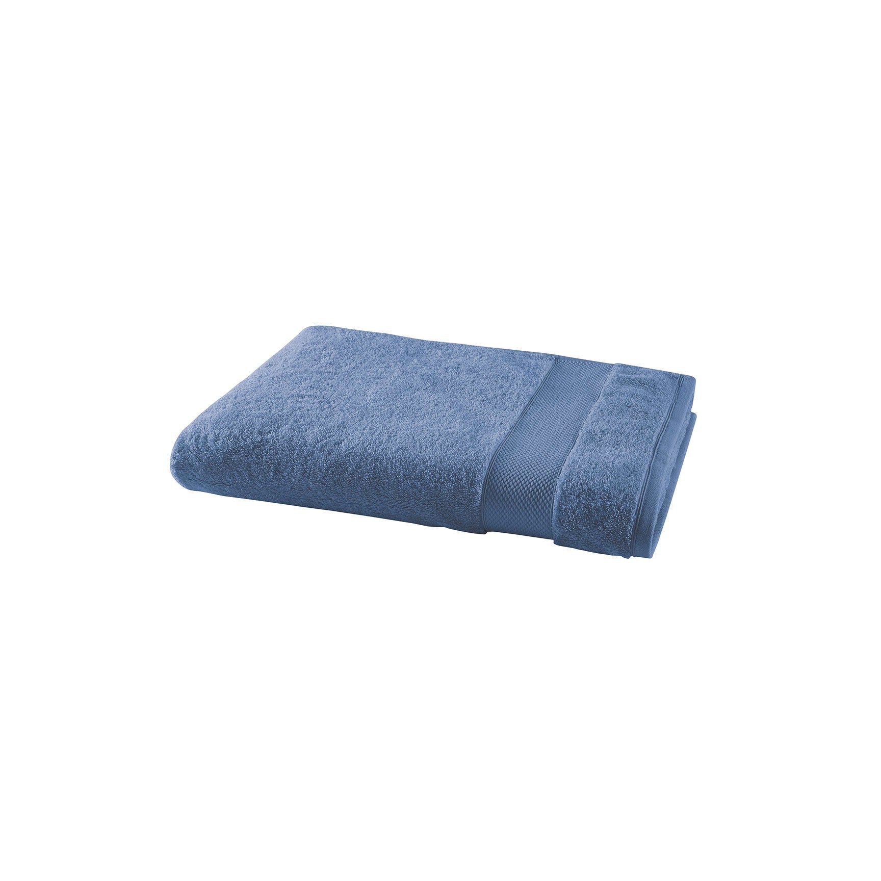 Eponge Unie - Drap De Douche - Bleu Jeans