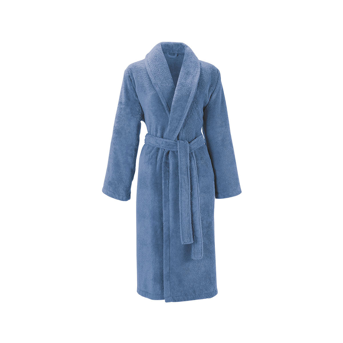 Eponge Unie - Peignoir - Bleu Jeans