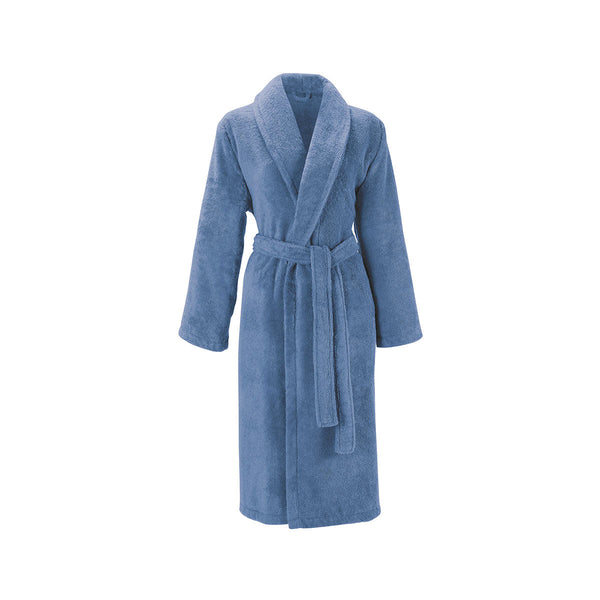 Eponge Unie - Peignoir - Bleu Jeans