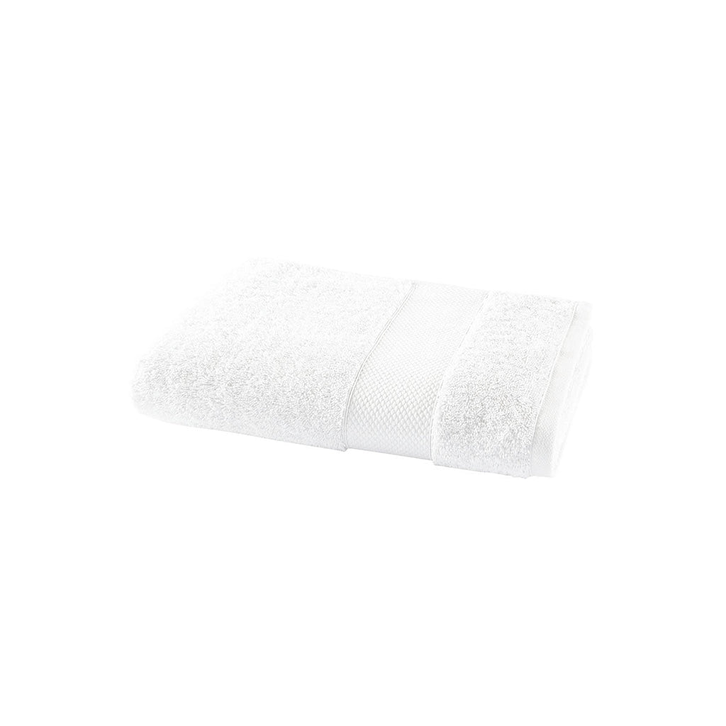 Eponge Unie - Serviette De Toilette - Blanc
