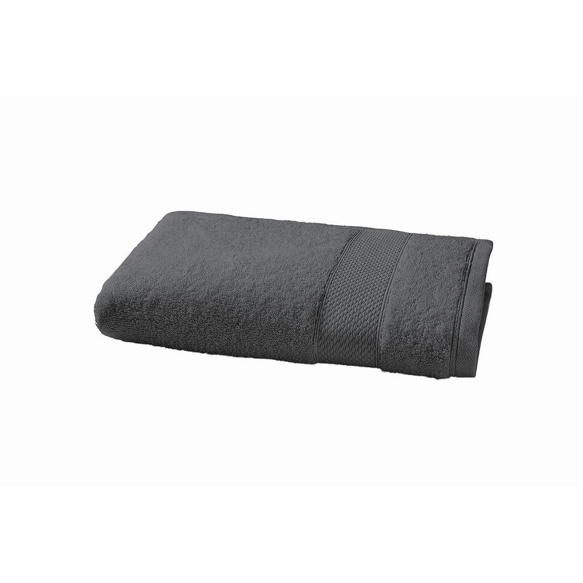 Eponge Unie - Serviette De Toilette - Anthracite