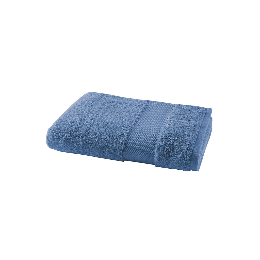Eponge Unie - Serviette De Toilette - Bleu Jeans