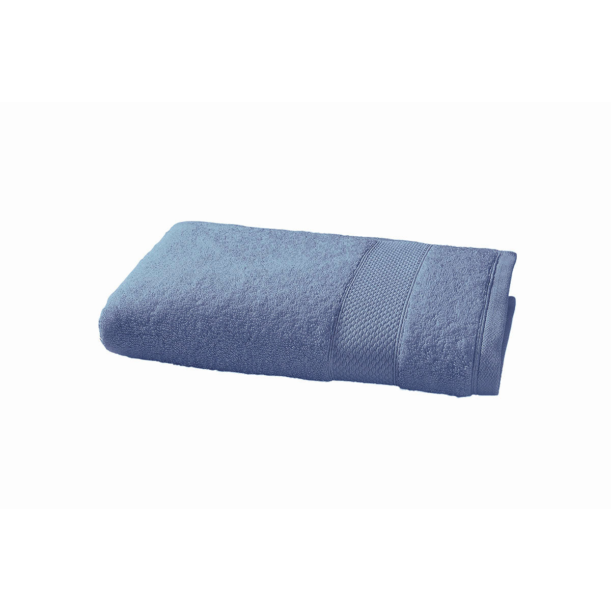 Eponge Unie - Serviette Invité  - Bleu Jeans