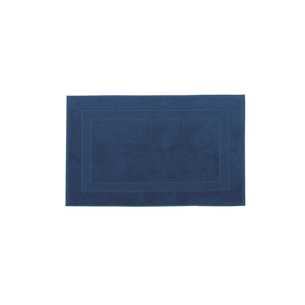 Eponge Unie - Tapis De Bain - Bleu Nuit