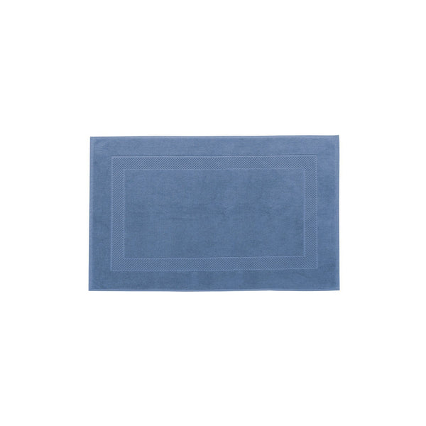 Eponge Unie - Tapis De Bain - Bleu Jeans