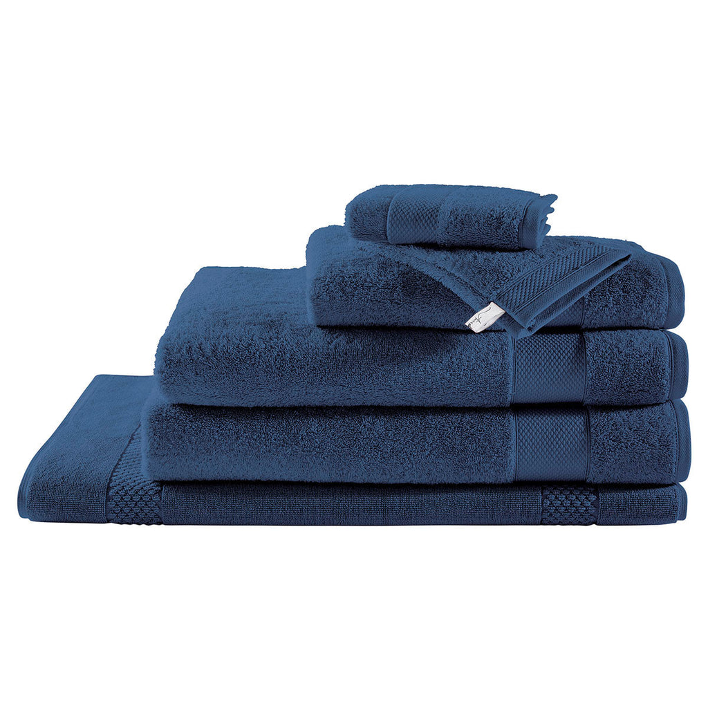 Eponge Unie - Serviette Invité  - Bleu Nuit