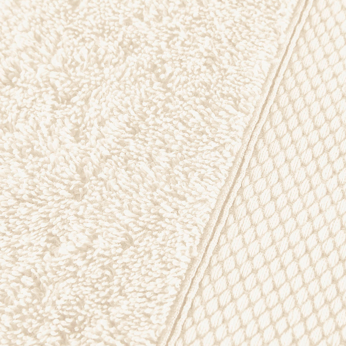 Eponge Unie - Drap De Douche - Crème