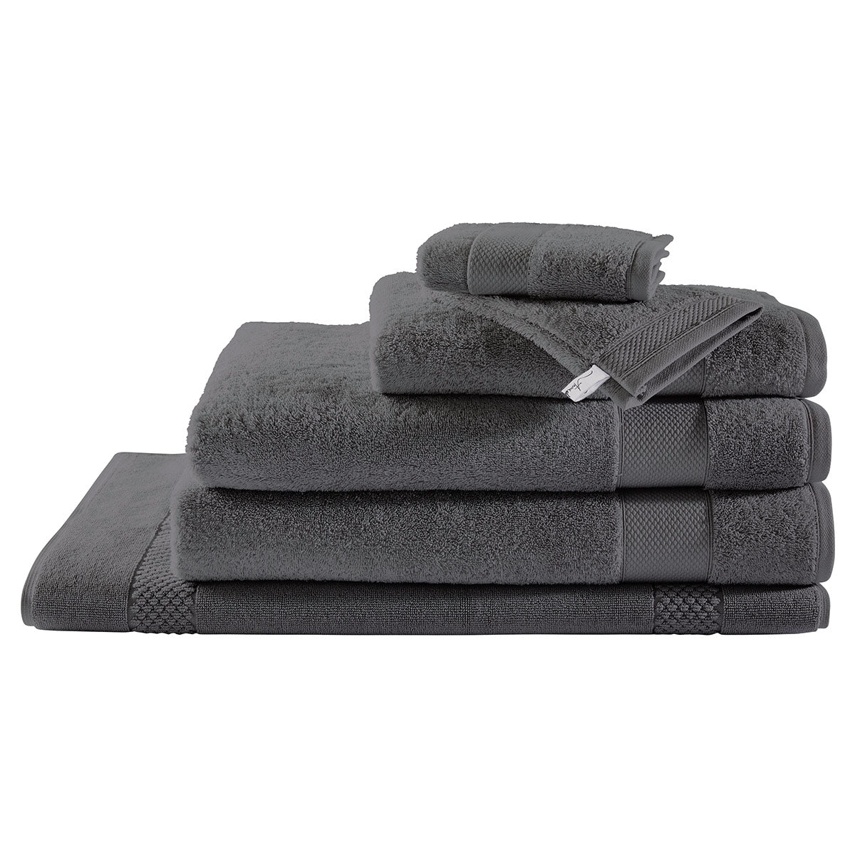 Eponge Unie - Drap De Douche - Anthracite