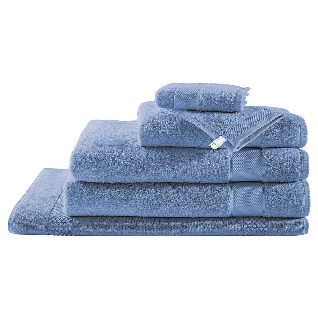 Eponge Unie - Serviette Invité  - Bleu Jeans