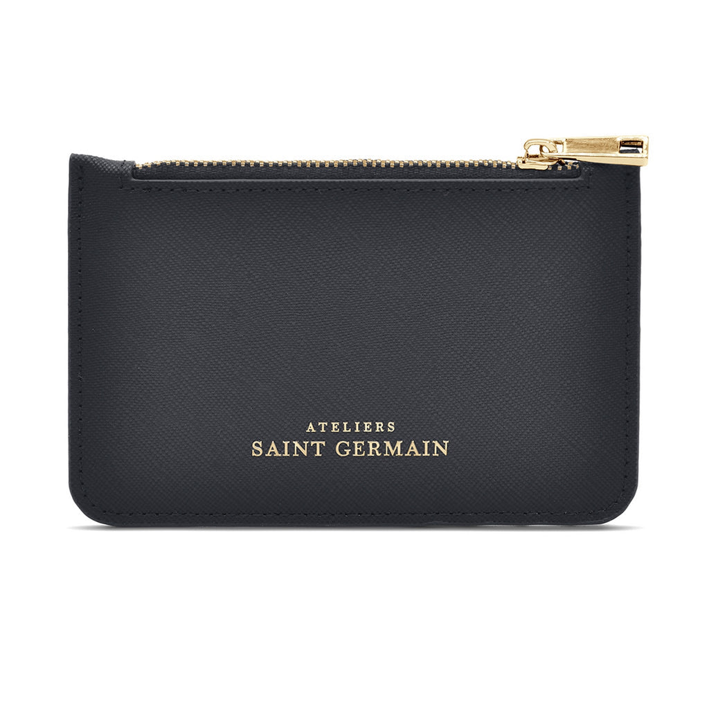Porte Monnaie - Porte Cartes Saint Germain - Noir