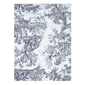 4 Continents - Drap Plat - Blanc/Bleu