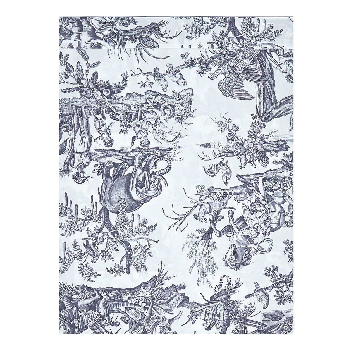 4 Continents - Drap Plat - Blanc/Bleu