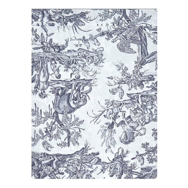 4 Continents - Drap Plat - Blanc/Bleu