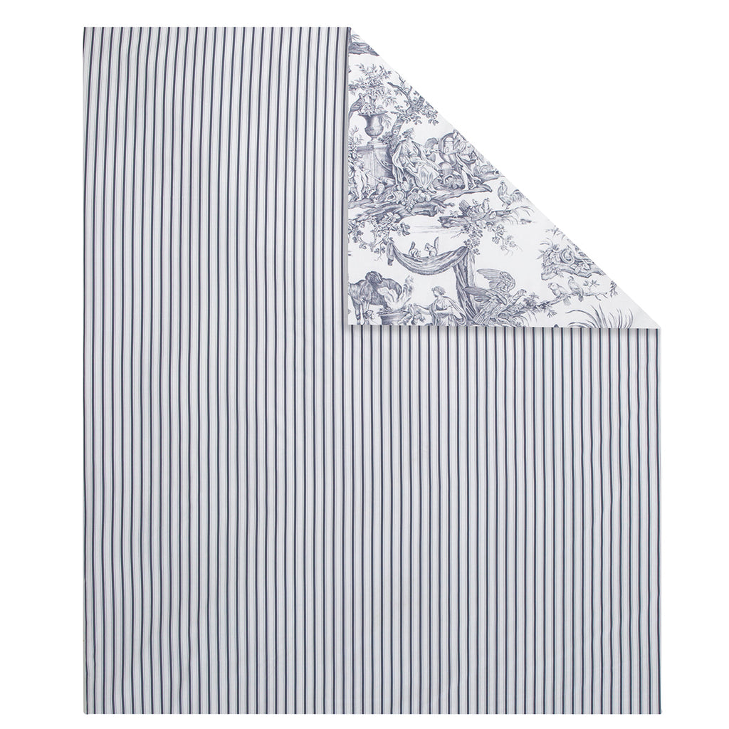 4 Continents - Housse De Couette - Blanc/Bleu