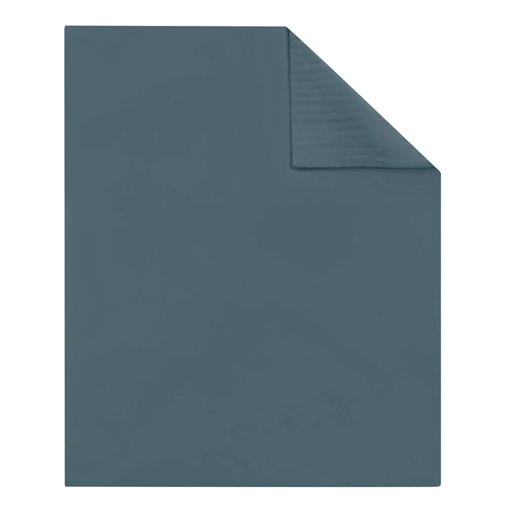 Satin Uni Jacquard - Housse De Couette - Minéral
