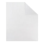 Satin Uni Jacquard - Housse De Couette - Blanc