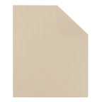 Satin Uni Jacquard - Housse De Couette - Grège