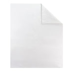 Satin Uni Jacquard - Housse De Couette - Blanc
